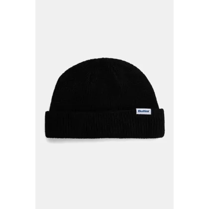 Zdjęcie Butter Goods czapka Wharfie Beanie kolor czarny z cienkiej dzianiny BG243810