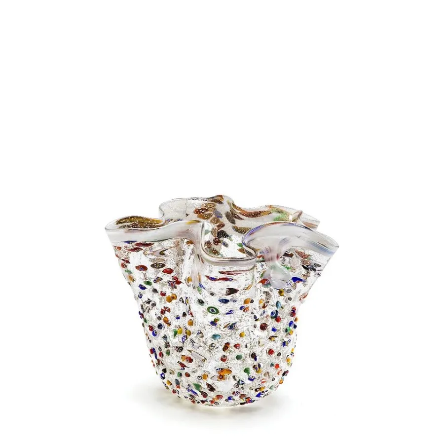 obrazek 1 Stylowy wazon z weneckiego szkła murano (14 cm)