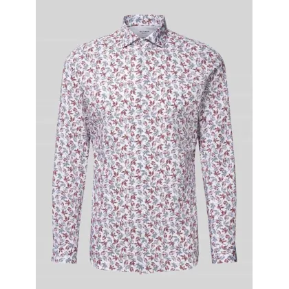 Zdjęcie Koszula biznesowa o kroju slim fit z kołnierzykiem typu kent