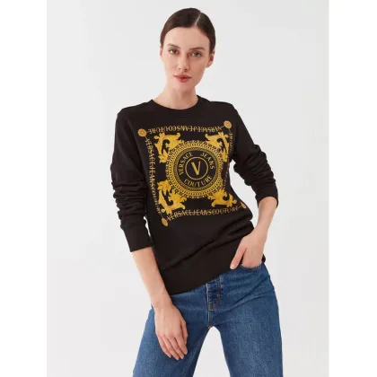 Zdjęcie Versace Jeans Couture Bluza 75HAIF07 Czarny Regular Fit