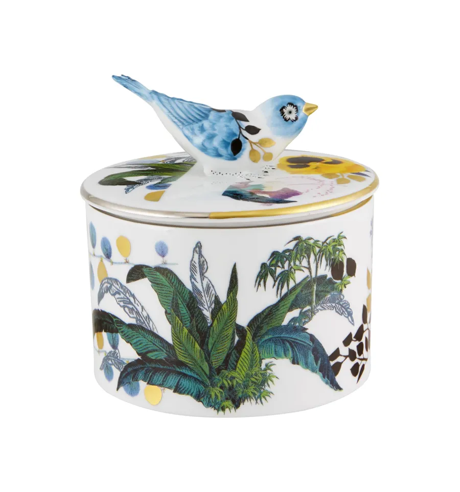 obrazek 1 Owalny pojemnik strzyżyk z porcelany z ekskluzywnej kolekcji Primavera - Vista Alegre