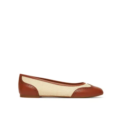 Zdjęcie LAUREN RALPH LAUREN Baleriny Jayna 802961799001 Beżowy