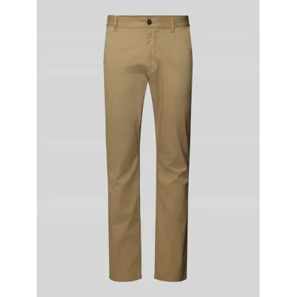 Zdjęcie Chinosy o kroju slim fit z wpuszczanymi kieszeniami