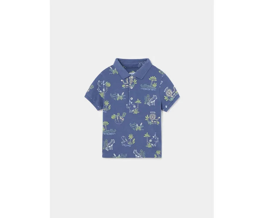 obrazek 1 Mayoral Polo 1107 Granatowy Regular Fit