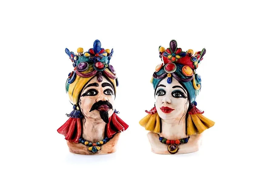 obrazek 4 Niepowtarzalna ceramiczna głowa Maura