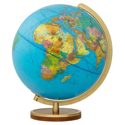 Picture A physical globe on your desk