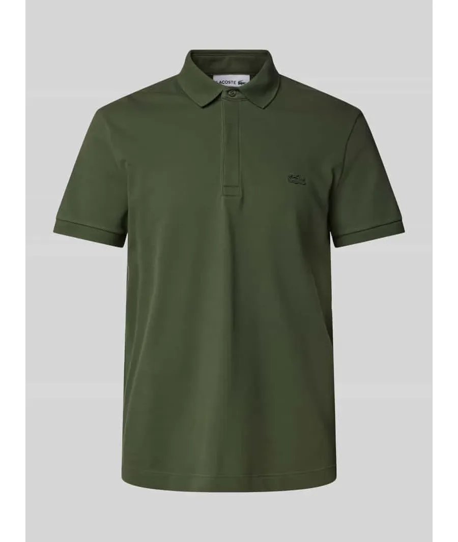 obrazek 1 Koszulka polo z wiskozy z naszywką z logo model ‘PIQUE’