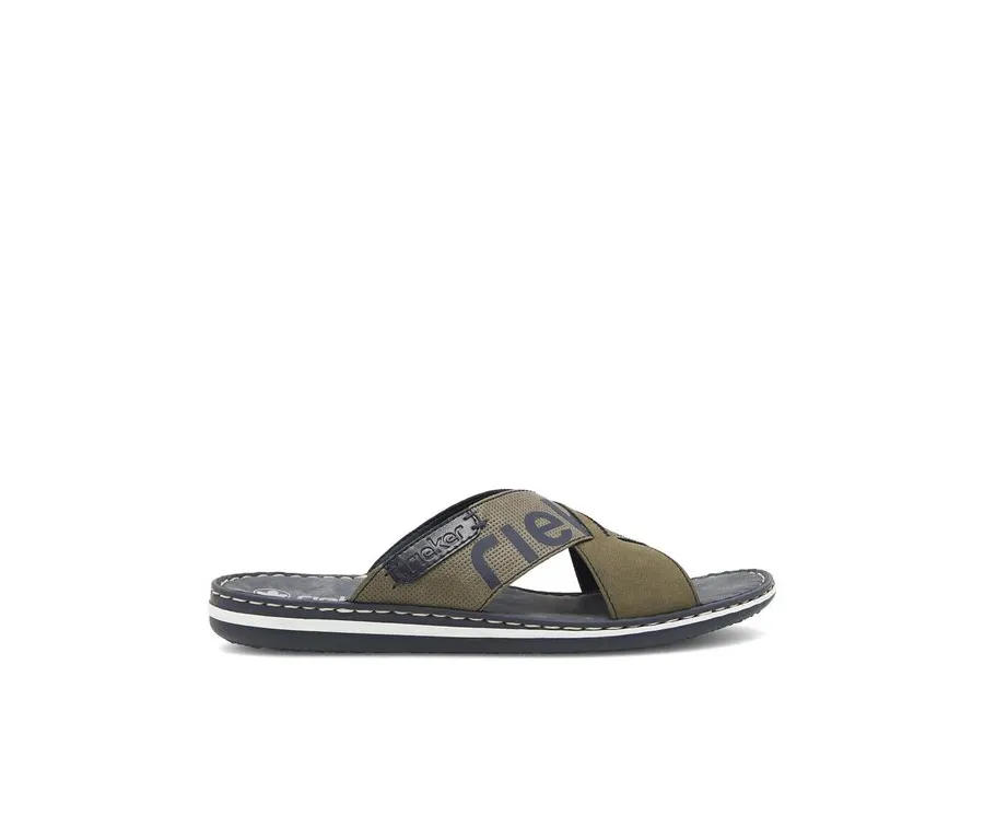 obrazek 1 Rieker Klapki 21098-54 Khaki