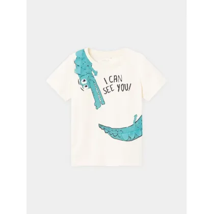 Zdjęcie NAME IT T-Shirt Dante 13228559 Biały Regular Fit