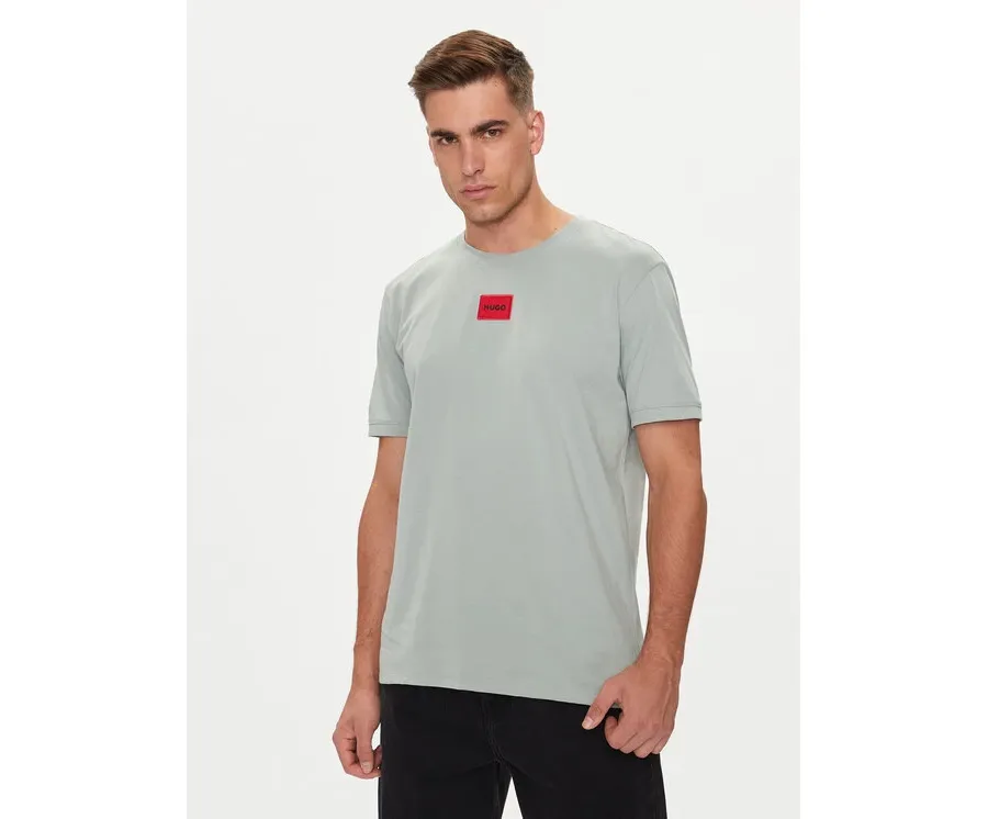 obrazek 1 Hugo T-Shirt Diragolino212 50447978 Zielony Regular Fit HUGO