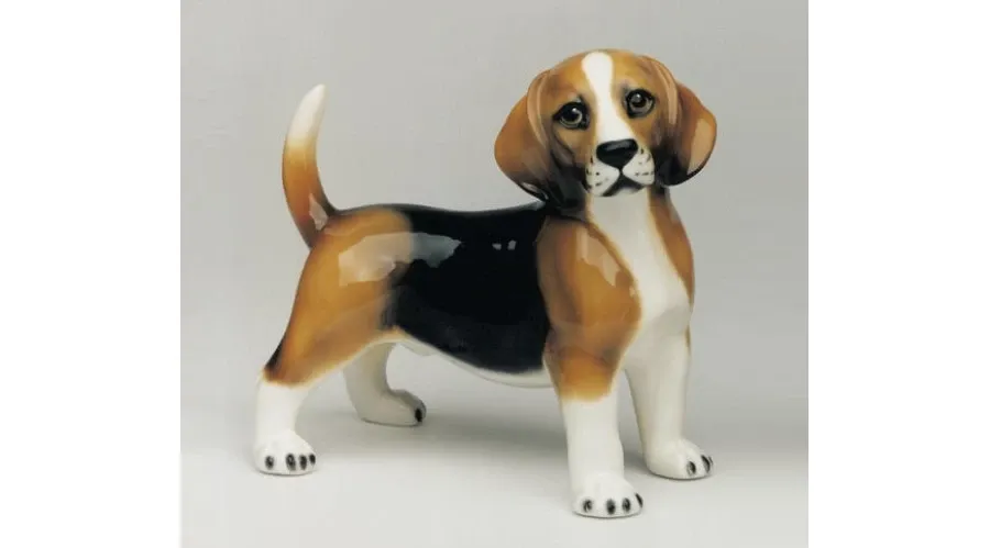 Beagle z ceramiki