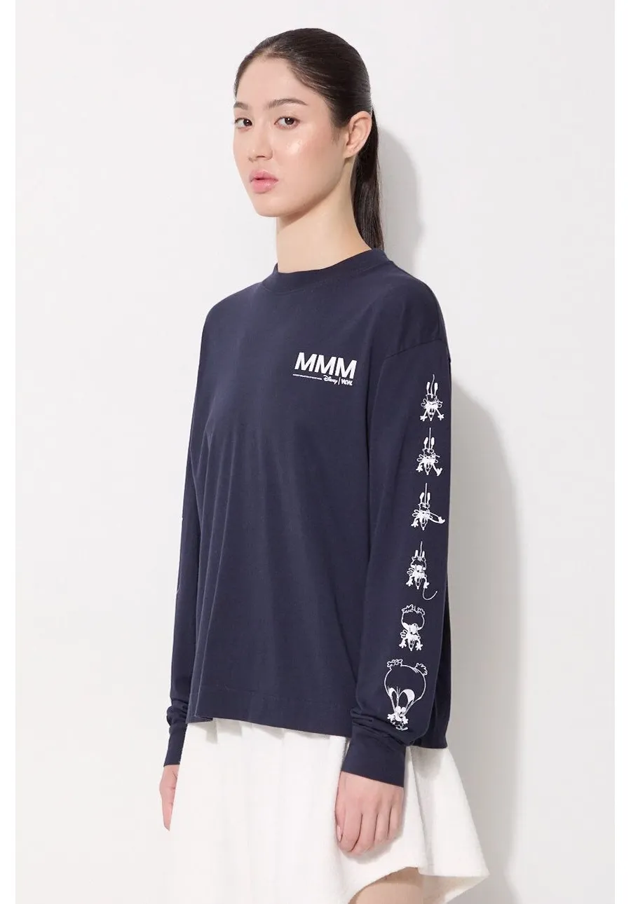 obrazek 1 Wood Wood longsleeve bawełniany Astrid kolor bordowy 12021505.2434-BrightWhit