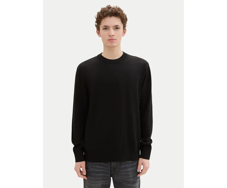 obrazek 1 Tom Tailor Denim Sweter 1042509 Czarny Regular Fit