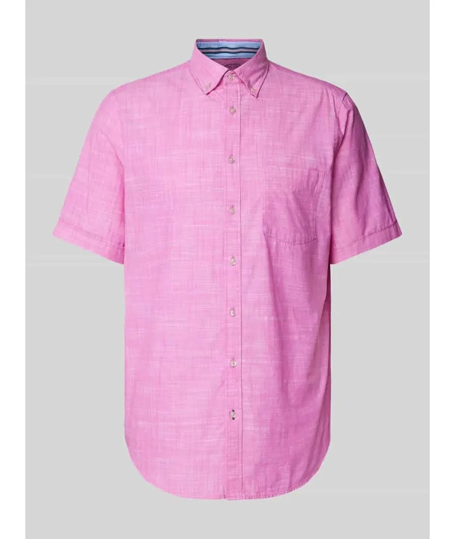 obrazek 1 Koszula casualowa o kroju regular fit z kołnierzykiem typu button down