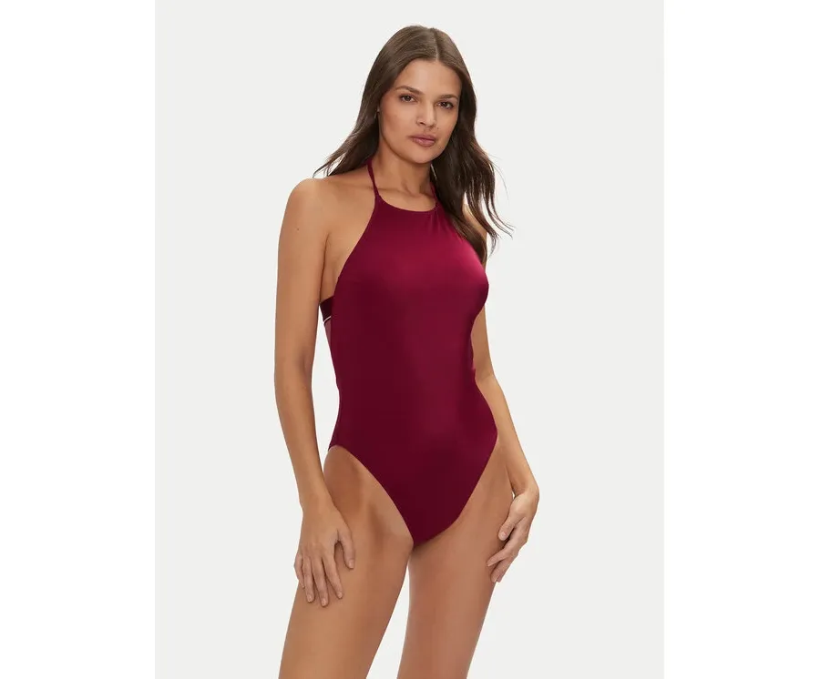 obrazek 1 Calvin Klein Swimwear Strój kąpielowy KW0KW02733 Bordowy