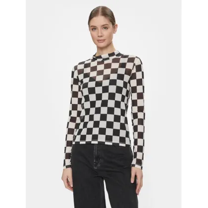 Zdjęcie Vans Bluza Position Mesh Mock Neck VN000F73Y281 Czarny Regular Fit