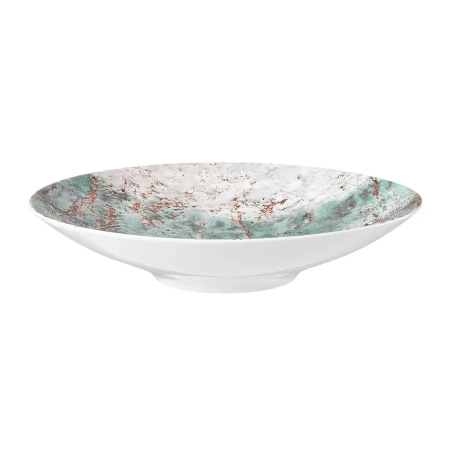 obrazek 1 Stylowy porcelanowy talerz na makaron lub sałatkę 26 cm o pięknym zdobieniu - Seltmann Weiden