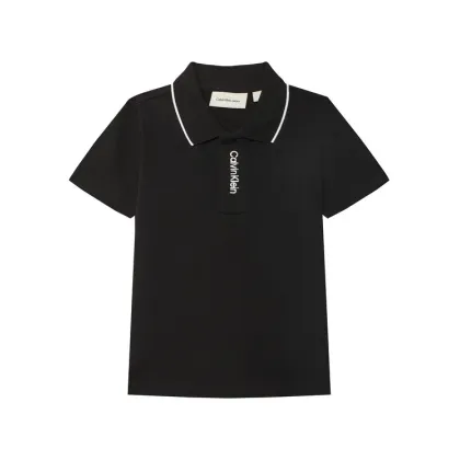 Zdjęcie Calvin Klein Jeans Polo Embro Logo IB0IB02542 M Czarny Regular Fit