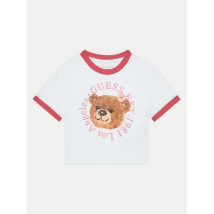 Zdjęcie Guess T-Shirt J5RI41 K6YW4 Biały Regular Fit