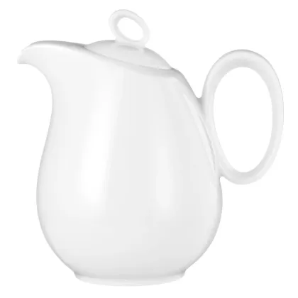 Picture Stylish white porcelain coffee pot - Seltmann Weiden