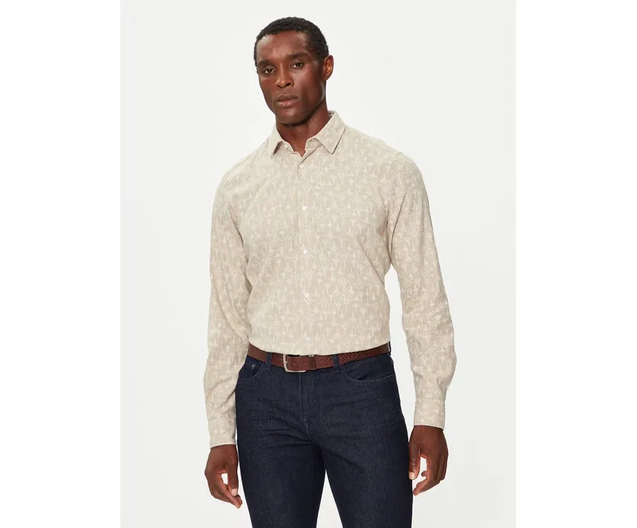 obrazek 1 JOOP! Koszula 17 JSH-154Pit-W 30043581 Beżowy Slim Fit