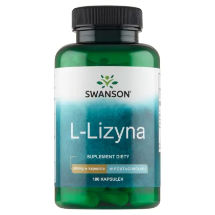 Zdjęcie Swanson L-Lizyna 500 mg Kapsułki