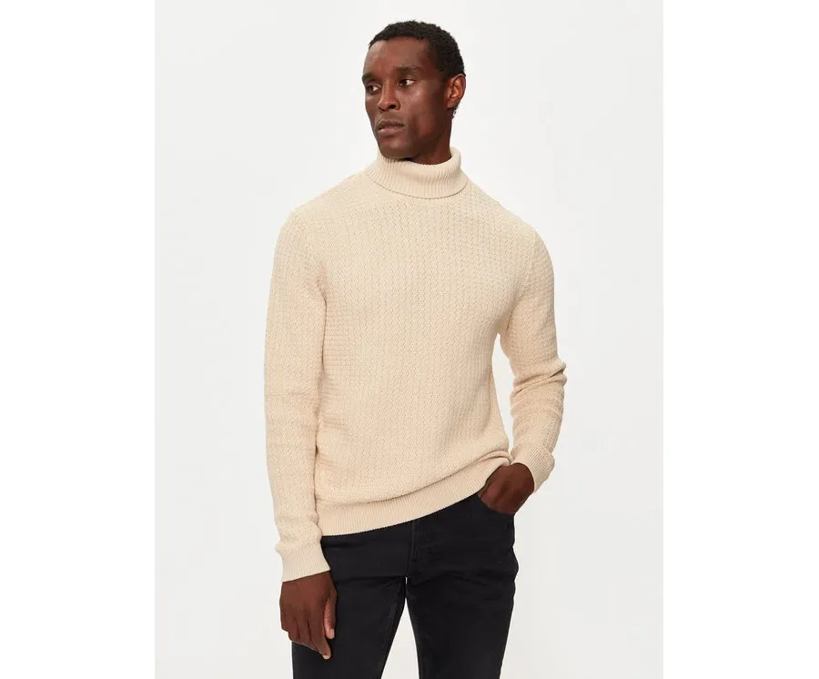 obrazek 1 Selected Homme Golf 16094576 Beżowy Regular Fit