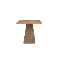 Picture A square table for a unique dining room with one Gipsy leg