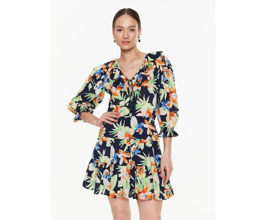 obrazek 1 Lauren Ralph Lauren Sukienka codzienna 250889366001 Kolorowy Regular Fit LAUREN RALPH LAUREN