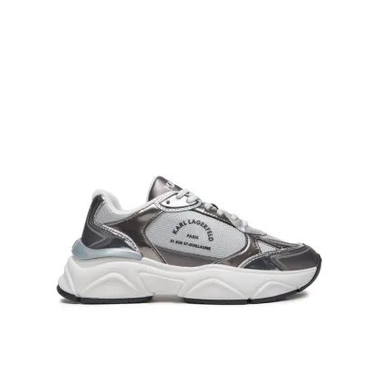 Zdjęcie KARL LAGERFELD Sneakersy Komet KL65638M Srebrny