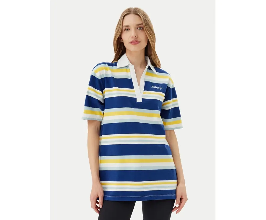 obrazek 1 Napapijri Polo E-Ete NP0A4ILK Niebieski Oversize