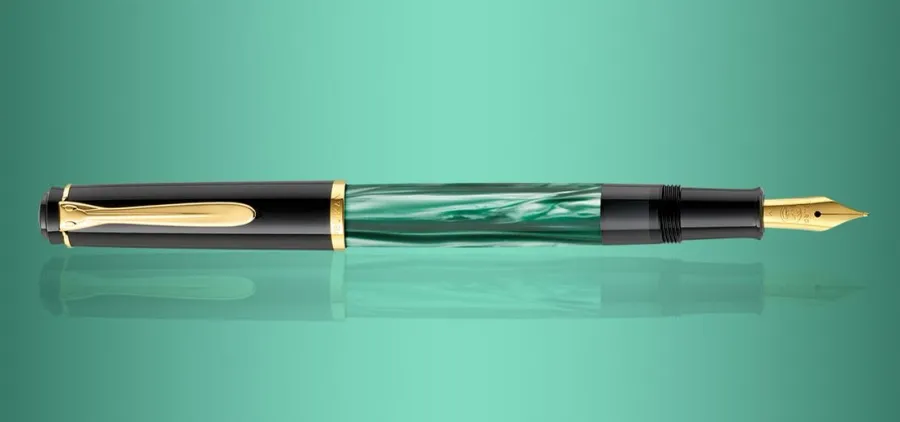 obrazek 3 Eleganckie pióro wieczne Classic M200 Green-Marbled