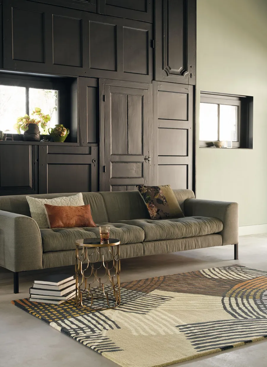 obrazek 2 Elegancki beżowo brązowy dywan nowoczesny - ESTELLA SHIFT 89304