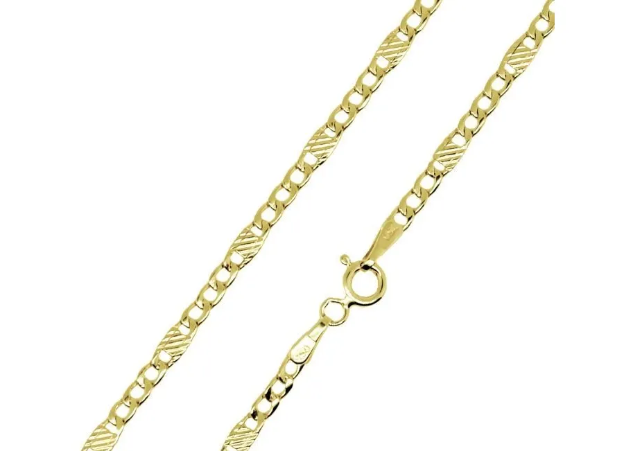 obrazek 1 Nietypowy Łańcuszek z włoch 50 cm