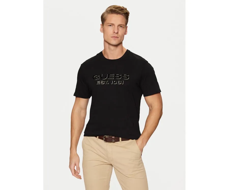 obrazek 1 Guess T-Shirt M5RI50 K9RM1 Czarny Regular Fit