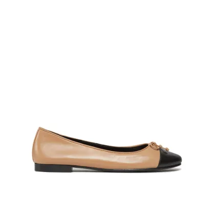Zdjęcie Tory Burch Baleriny Cap-Toe Ballet 154513 Beżowy