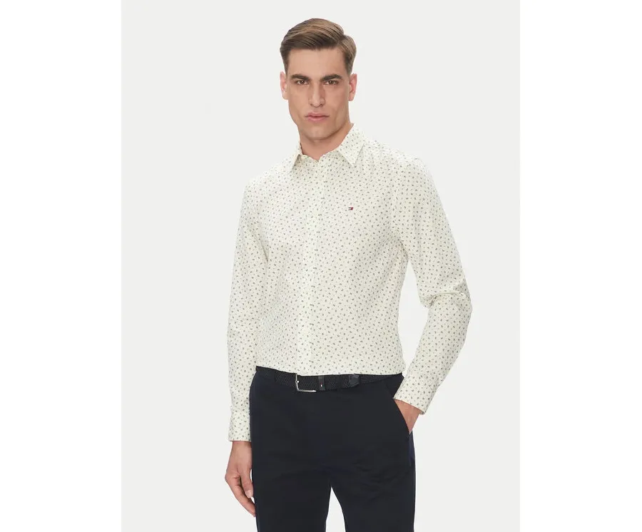 obrazek 1 Tommy Hilfiger Koszula MW0MW38559 Beżowy Slim Fit