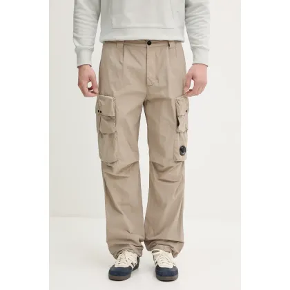 Zdjęcie C.P. Company spodnie męskie kolor brązowy proste 18CMPA170A005991G