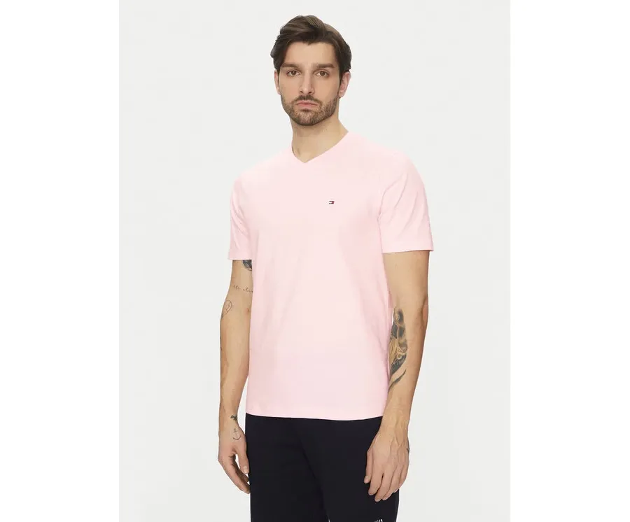 obrazek 1 Tommy Hilfiger T-Shirt Essential MW0MW39249 Różowy Regular Fit