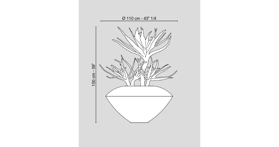 picture 2 Modern big decorative flower pot by VG