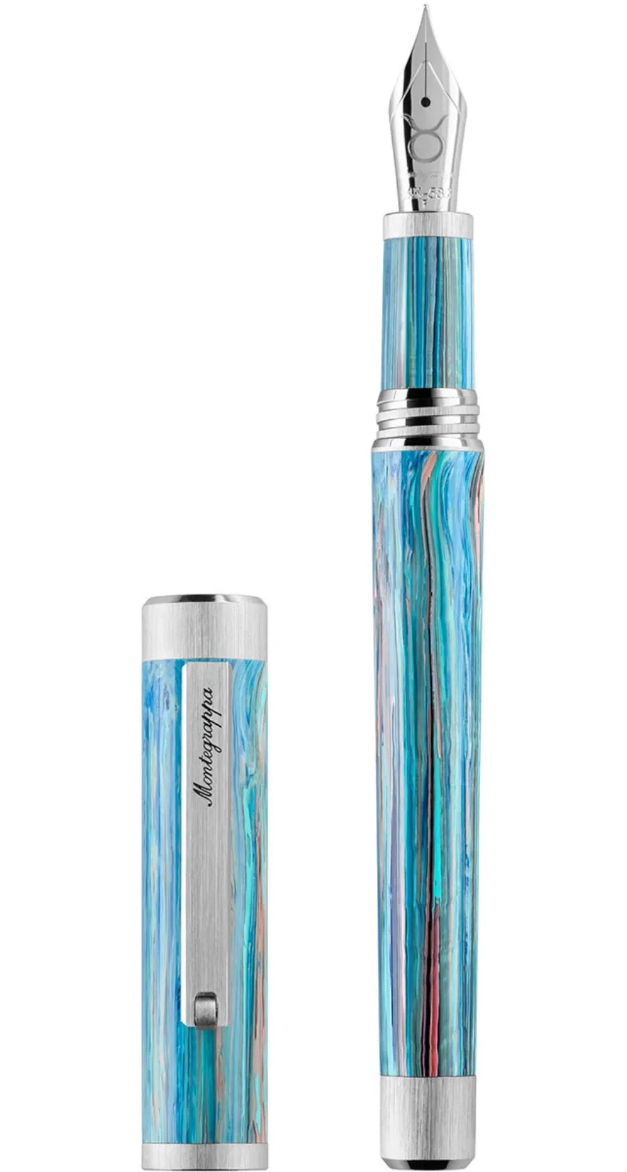 obrazek 1 Eleganckie pióro wieczne Zodiak Byk, Pallad, stalówka 14K