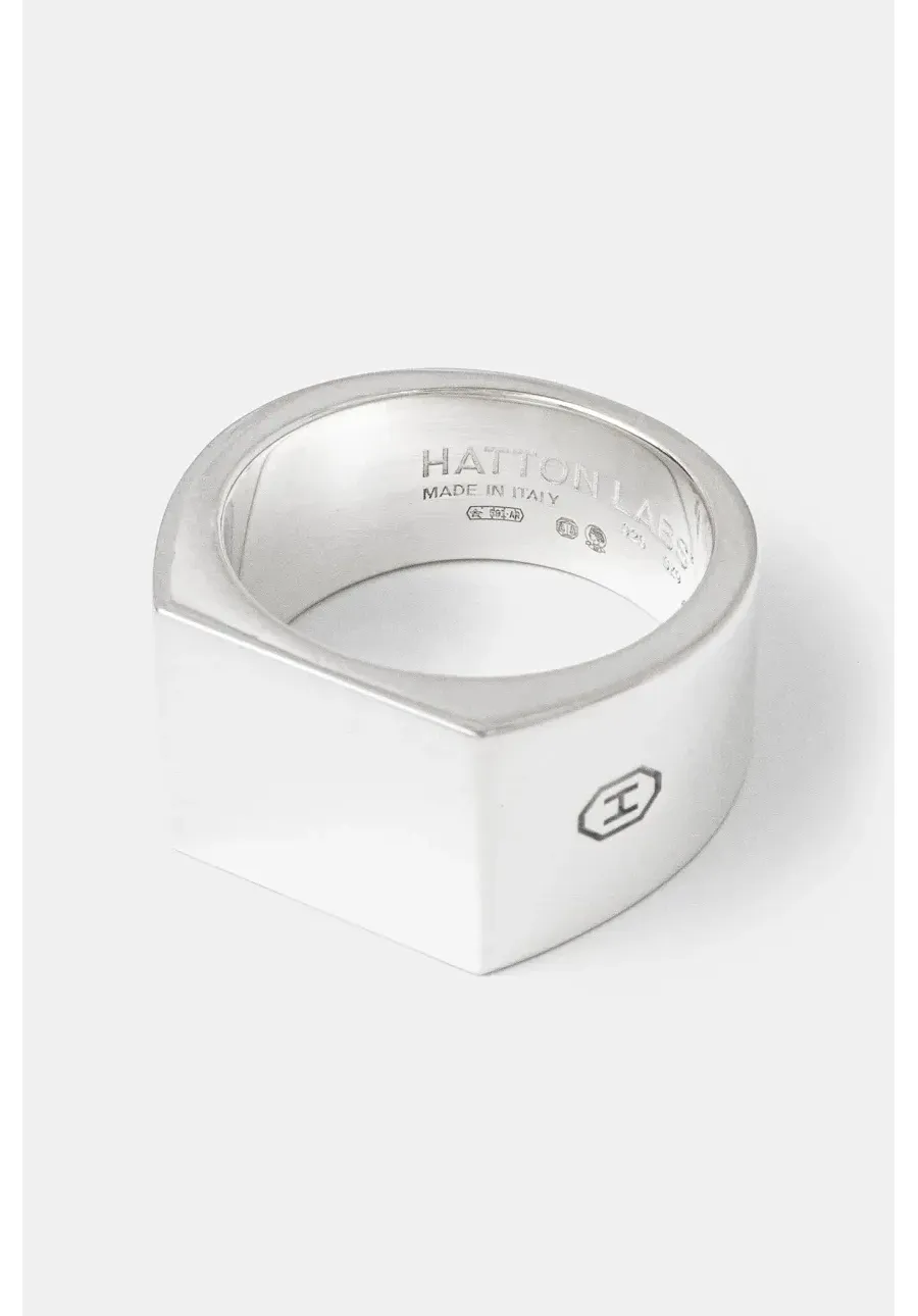 obrazek 1 HATTON LABS pierścionek srebrny Signet Ring HL.W24.268.SL