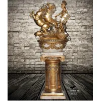 Zdjęcie Przepiękna ceramiczna kolumna Centurion 82,5cm - Valle d'oro Patchi