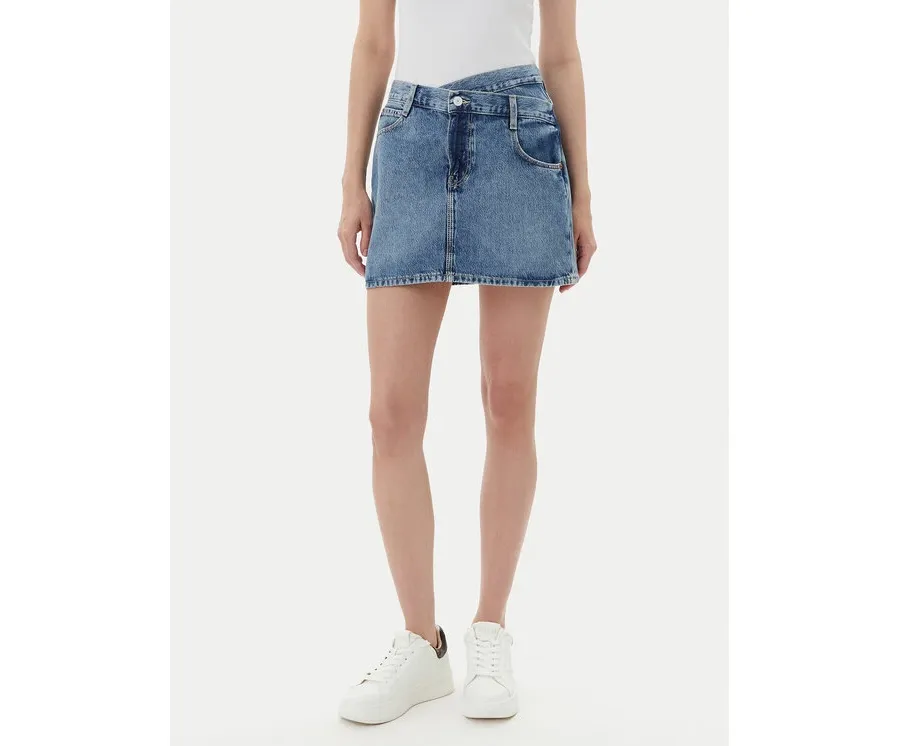 obrazek 1 Guess Spódnica jeansowa W5YD1C D5QKB Granatowy Regular Fit