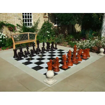 Zdjęcie Bardzo wysokie szachy do ogrodu - Giant Chess