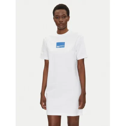 Zdjęcie KARL LAGERFELD Sukienka codzienna A2W13028 Biały Regular Fit