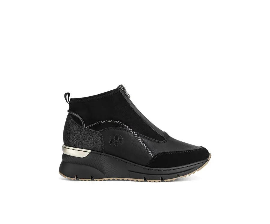 obrazek 1 Rieker Botki N6361-00 Czarny