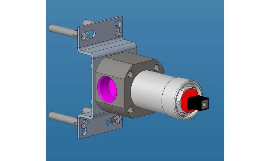 obrazek 2 Wysokiej jakości bateria podtynkowa - pierścień Ø 54 mm lub Ø 50 mm