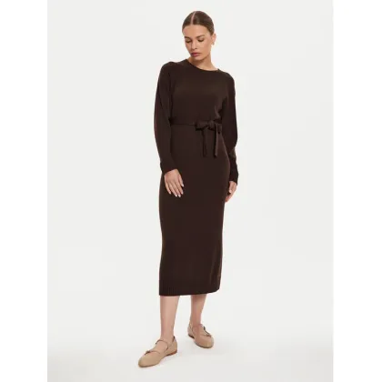 Zdjęcie Max Mara Leisure Sukienka dzianinowa Scrivia 24263260 Brązowy Regular Fit