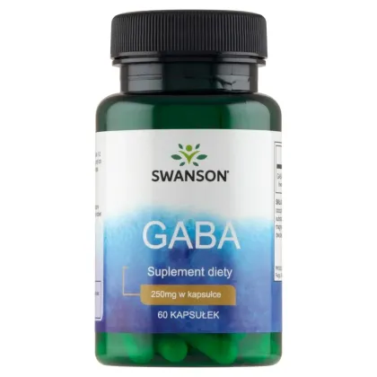 Zdjęcie Swanson GABA Kwas gamma-aminomasłowy 250 mg Kapsułki